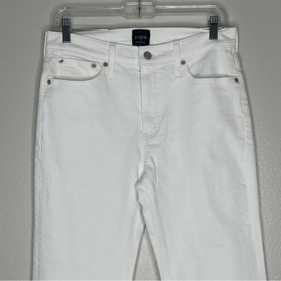 J. Crew Women's White Bootcut Jeans In All Day Stretch Size 28 - Picture 4 of 12